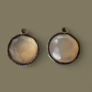 Satellite Paris Faceted‎ Quartz Earrings Studs
